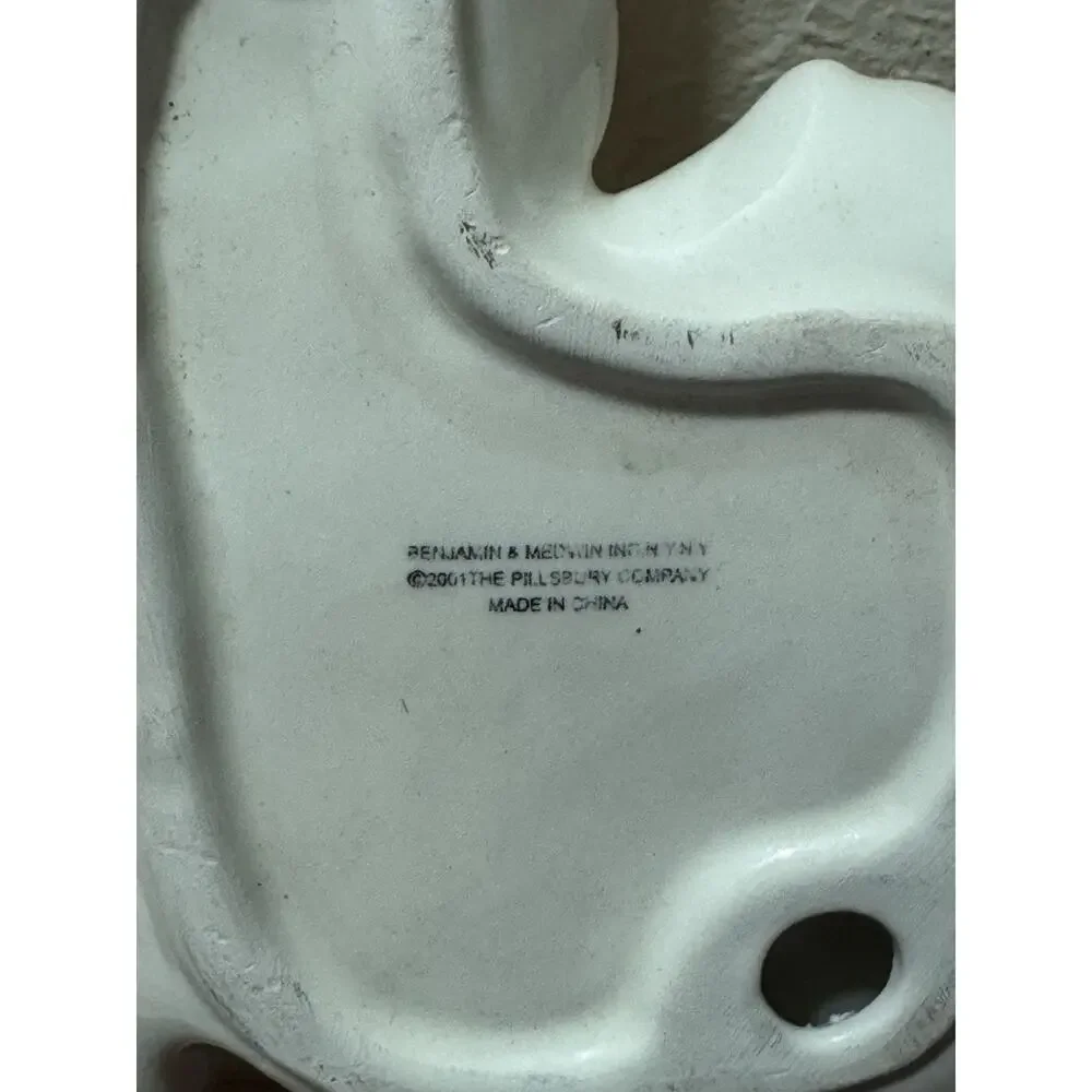 Pillsbury Doughboy Funfetti 2001 Spoon Rest 7” Ceramic